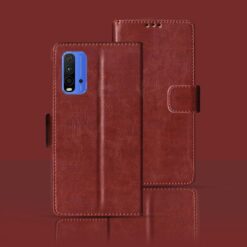 Redmi 9 Power flip cover | M2010J19Sl flip cover | Brown