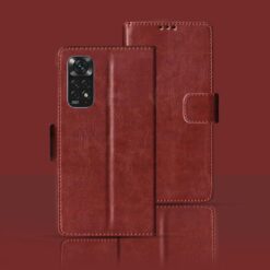 Redmi Note 11 4G flip cover | 21121119SC flip cover | Brown