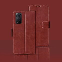 Redmi Note 11 Pro flip cover | 2201116TG flip cover | Brown