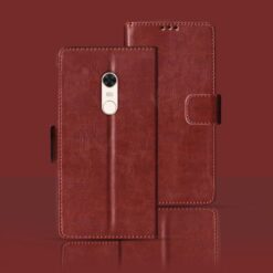 Redmi Note 5 flip cover | MZB5917IN flip cover | Brown
