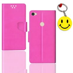Redmi Y1 flip cover for girl | MZB5824IN flip cover for girl | Free Smiley Keychain | ND_12