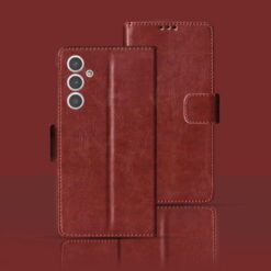 SAMSUNG A25 5G flip cover | SM-A256EZKHINS flip cover | Brown
