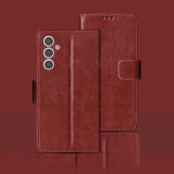 SAMSUNG A54 5G flip cover | SM-A546V flip cover | Brown
