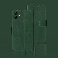 SAMSUNG GALAXY A04 flip case | SM-A045F flip case | Green