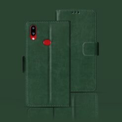 Samsung A10s flip case | SM-A107F flip case | Green