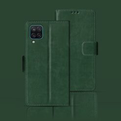 Samsung A12 flip case | SM-A125F flip case | Green
