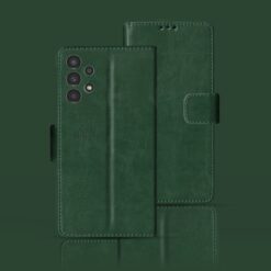 Samsung A13 4G flip case | SM-A135F flip case | Green