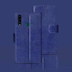 Samsung A20s Pouch cover | SM-A207F Pouch cover | Blue
