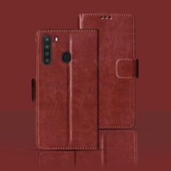 Samsung A21 flip cover | SM-A215U flip cover | Brown