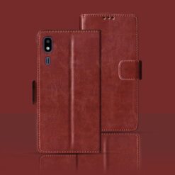 Samsung A2 Core flip cover | SM-A260F flip cover | Brown