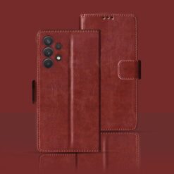 Samsung A32 5G flip cover | SM-A326B flip cover | Brown