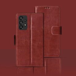 Samsung A53 5G flip cover | SM-A536B flip cover | Brown