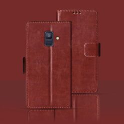 Samsung A6 2018 flip cover | SM-A600F flip cover | Brown