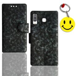 Samsung A8 Star flip cover | SM-G885F flip cover | Free Smiley Keychain | ND_08