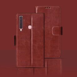 Samsung A9 2018 flip cover | SM-A920F flip cover | Brown