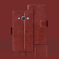 Samsung J7 flip cover | SM-J700F flip cover | Brown