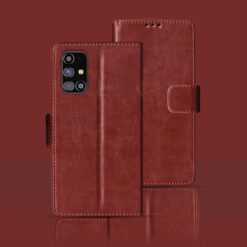 Samsung M31s flip cover | SM-M317F flip cover | Brown