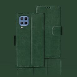 Samsung M32 flip case | SM-M325FV flip case | Green