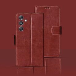 Samsung M34 5G flip cover | SM-M346B/DS flip cover | Brown