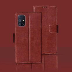 Samsung M51 flip cover | SM-M515F flip cover | Brown