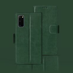 Samsung S20 flip case | SM-G980 flip case | Green