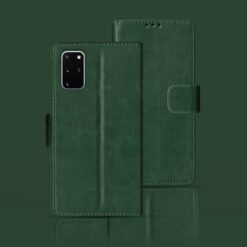 Samsung S20 Plus flip case | SM-G985 flip case | Green