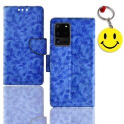 Samsung S20 Ultra 5G phone flip cover | SM-G988 phone flip cover | Free Smiley Keychain | ND_07