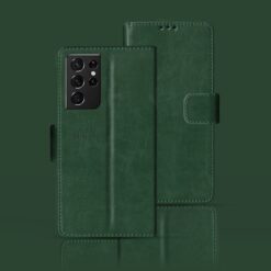 Samsung S21 Ultra 5G flip case | SM-G998B flip case | Green