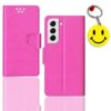 Samsung S22 Plus flip cover for girl | SM-S906B flip cover for girl | Free Smiley Keychain | ND_12