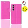 Samsung S23 5G flip cover for girl | SM-S911B flip cover for girl | Free Smiley Keychain | ND_12