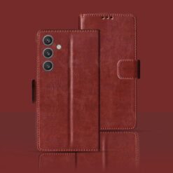 Samsung S24 flip cover | SM-S921BZKCINS flip cover | Brown