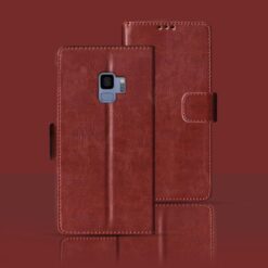 Samsung S9 flip cover | SM-G960F flip cover | Brown