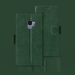 Samsung S9 flip case | SM-G960F flip case | Green
