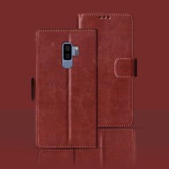 Samsung S9 Plus flip cover | SM-G965F flip cover | Brown