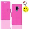 Samsung S9 Plus flip cover for girl | SM-G965F flip cover for girl | Free Smiley Keychain | ND_12