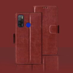 TECNO SPARK 5 PRO flip cover | KD7 flip cover | Brown