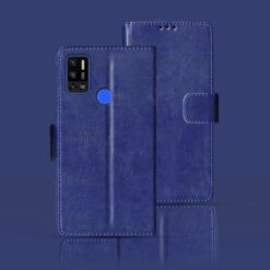 Tecno Spark 6 Air Pouch cover | KE6 Pouch cover | Blue