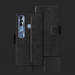 Tecno Spark 7 Pro foloding cover | KF8 foloding cover | Black