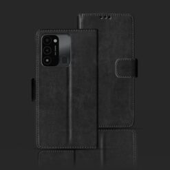 Tecno Spark 8C foloding cover | KG5k foloding cover | Black