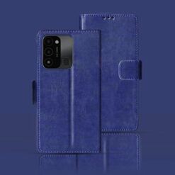 Tecno Spark 8C Pouch cover | KG5k Pouch cover | Blue