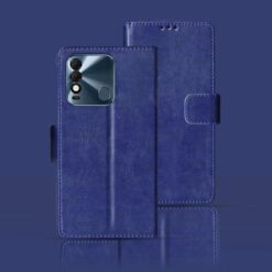 Tecno Spark 8T Pouch cover | KG6P Pouch cover | Blue