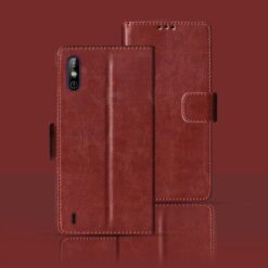 Tecno Spark Go flip cover | KC1 flip cover | Brown