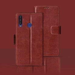 Tecno Spark Power flip cover | LB8A flip cover | Brown