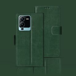 VIVO V25 flip case | V2202 flip case | Green