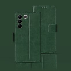 VIVO V27 5G flip case | V2231|V2246 flip case | Green