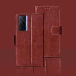 VIVO X70 flip cover | V2133A flip cover | Brown