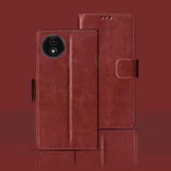 VIVO Y02 flip cover | V2217 flip cover | Brown