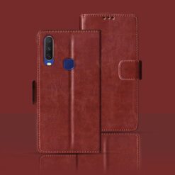 VIVO Y17 flip cover | 1902 flip cover | Brown