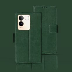 Vivo T2 Pro flip case | V2321 flip case | Green