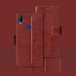 Vivo V11 flip cover | 1806 flip cover | Brown